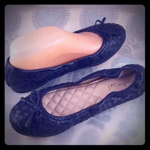 J. McLaughlin NAVY (6.5) ballet shoes